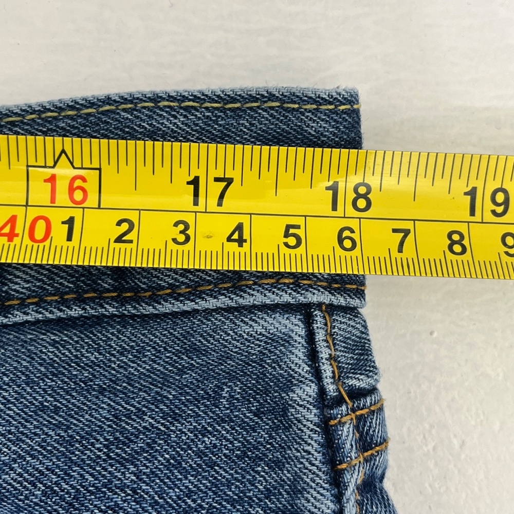 Levi Strauss & Co. 505 Mens Size 36x29 Straight Ankle Jeans Blue Denim 5-Pocket - Picture 5 of 12